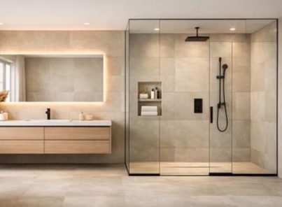Badezimmer nach der Sanierung